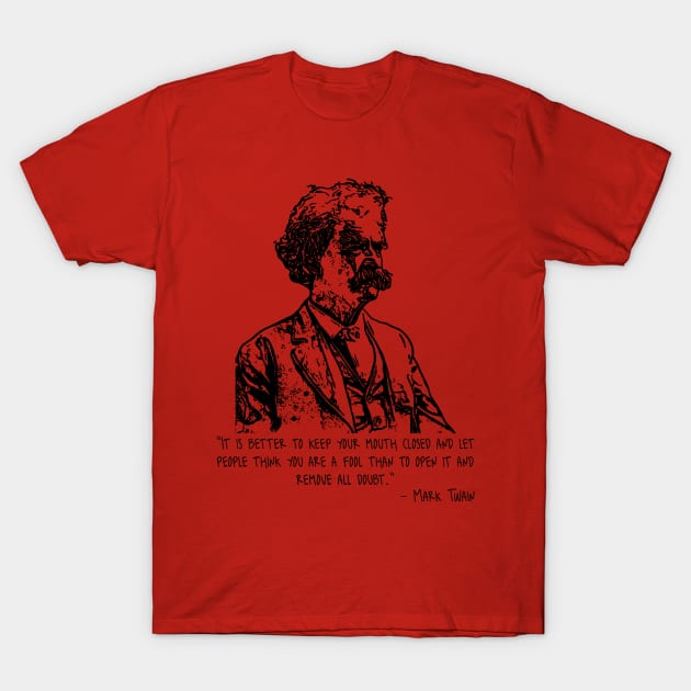 Mark Twain T-Shirt by Yethis